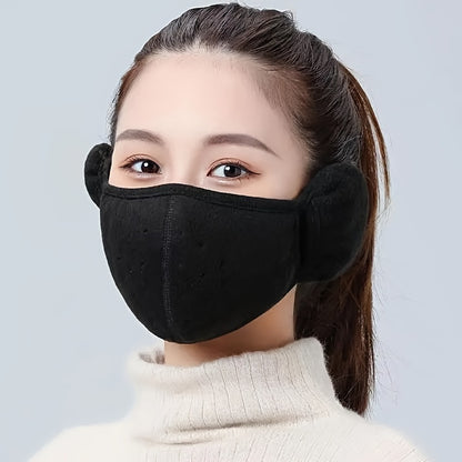 Winter Windproof, Cold Proof, Warm Mask, Anti Freezing, Breathable Men'S And Women'S Earmuffs, Thickened Outdoor Cycling Mask