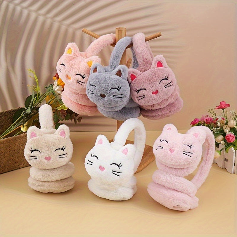 Soft And Cute Cat Ear Warm Hats, Versatile for Autumn And Winter, Washable And Skin-Friendly