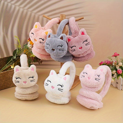 Soft And Cute Cat Ear Warm Hats, Versatile for Autumn And Winter, Washable And Skin-Friendly