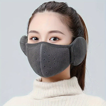 Winter Windproof, Cold Proof, Warm Mask, Anti Freezing, Breathable Men'S And Women'S Earmuffs, Thickened Outdoor Cycling Mask